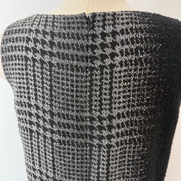 Lafayette 148 Houndstooth Matching Set 2 Piece Boucle Gradient Top and Skirt 6 - Picture 10 of 14